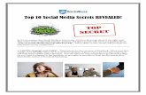Top 10 Social Media Secrets REVEALED! (ebook)