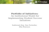 Portfolio of Initiatives: An Institutional Model for Implementing Student Success Initiatives