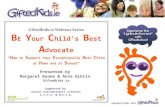 Gifted Advocacy - How to be Your Child's Best Advocate