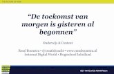 Presentatie Social Media Week Rotterdam: “De toekomst van morgen is gisteren al begonnen”