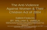Anti-Violence Against Women and Children