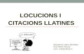 Llatinismes i locucions