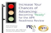 Increase Your Chances of Advancing: Becoming "Ready" for the APR Readiness Review