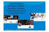Jeunes, Internet, réseaux sociaux : rencontre avec des professionnels des FJT