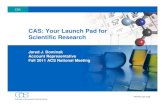 CAS: Your launch pad for scientific research