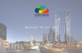 Projet d'Atelier Green FrenchTech - projet Pargreen de la Défense