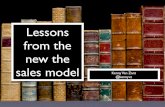 Lessons from the new sales model