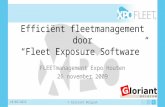 Presentatie Xpofleet - efficiënt wagenparkbeheer - Fleet exposure software