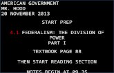 ECOGOV: 4.1 FEDERALISM-THE DIVISION OF POWER (PART 1)