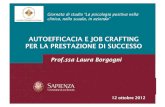 Autoefficacia e job crafting per la prestazione di successo