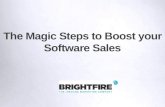 The Magic Steps to Boost Your Software Sales.