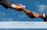 Devops for Developers