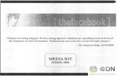 Le media kit Collector de Facebook en 2004