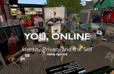 You online: Identity, Privacy, and the Self