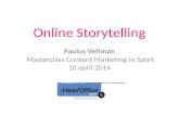 20140410 Online Storytelling in de sport