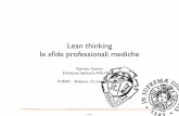 Fabrizio Gemmi - Lean thinking, le sfide professionali mediche