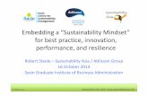 Mini-workshop: How a sustainability mindset can make your company stand out