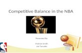 NBA Competitve Balance