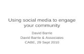 Social media, community engagement & Big Society