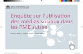 Enquête sur l’utilisation des médias sociaux dans les PME suisse