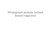 Photograph analysis (school based magazine)