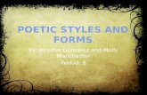 Poetic styles and forms