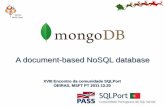 mongoDB - A document-based NoSQL database