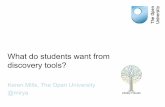 What do students want from library discovery tools?