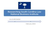 Nbi researching south carolina law