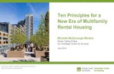 ULI Terwilliger Center - Ten Principles for a New Era of Multifamily Rental Housing, Michelle Winters