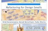 Refactoring for Design Smells - ICSE 2014 Tutorial