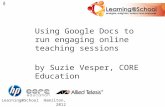 Engaging lessons in google docs
