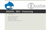 Lucius Drupal Development Cursus