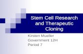 Stem Cell Research And Therapeutic Cloning