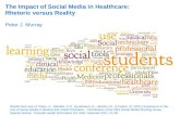 The Impact of Social Media in Healthcare: Rhetoric versus Reality