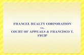 Francel Realty Corporation vs. Sycip