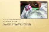 Plastic Straw Flowers