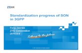 Standardization Progress of SON in 3GPP
