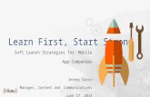 Soft Launch Strategies for MobileApp Companies