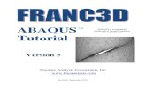 Franc3D Abaqus Tutorial