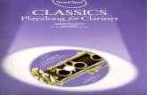 Classics - Playalong for Clarinet