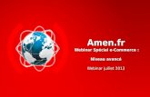 Amen.fr - Webinar e-Commerce : utilisations avancées