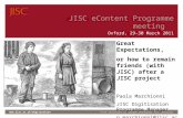 Working with JISC
