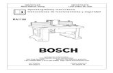 Bosch RA1180 Router Table