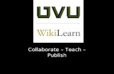 Wikis for Educators (And Educators for Wikis) (2008)