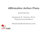 Affirmative action plans