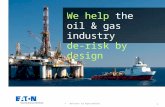 An overview of Eaton's Oil and Gas segment solutions