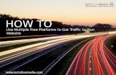 How to Use Multiple Free Platforms To Get Traffic To Your Website