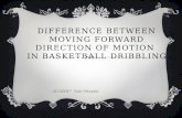 Difference between moving forward direction of motion