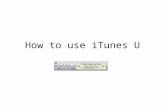 How To Use iTunes U